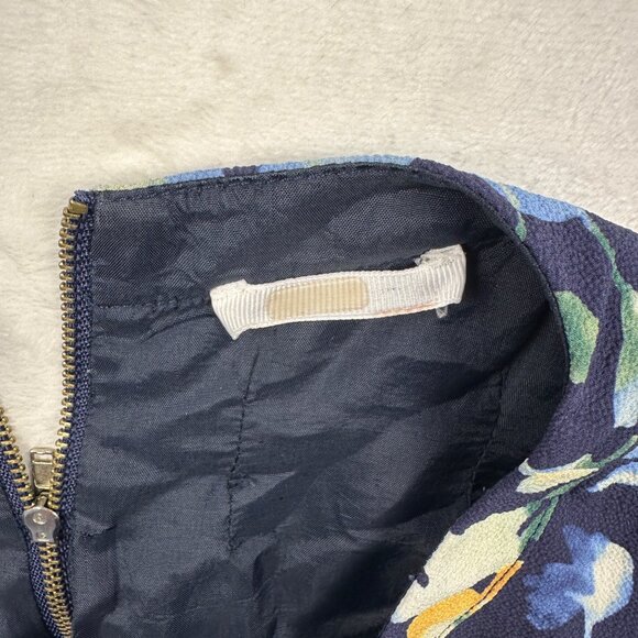 Slate & Willow Womens Blue Floral Throw Shift Dress S Short Feminine Fairycore - Picture 5 of 16